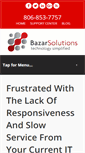 Mobile Screenshot of bazarsolutions.com